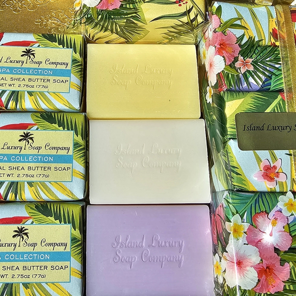 Tropical Floral Soap Set (6)